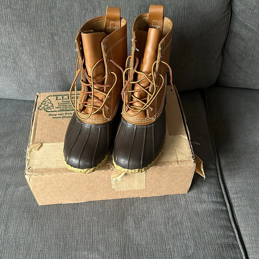 L.L. Bean Brown and Dark Brown Men's Rain & Snow Boots